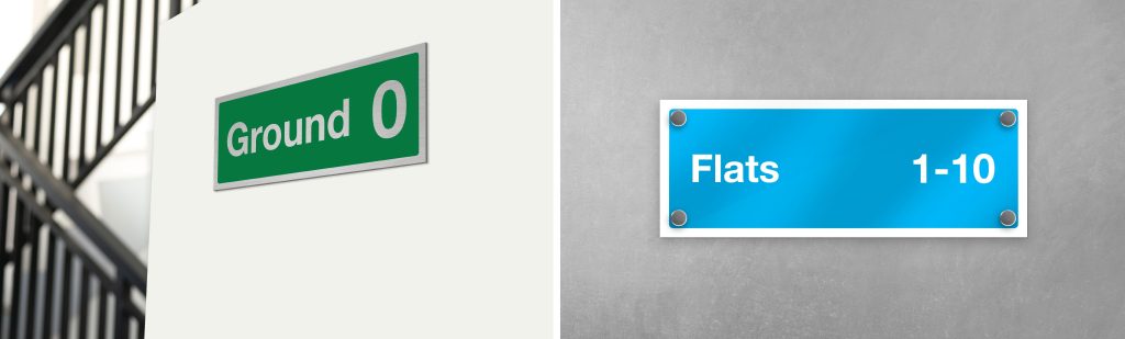 FIRE SERVICE WAYFINDING SIGNS 